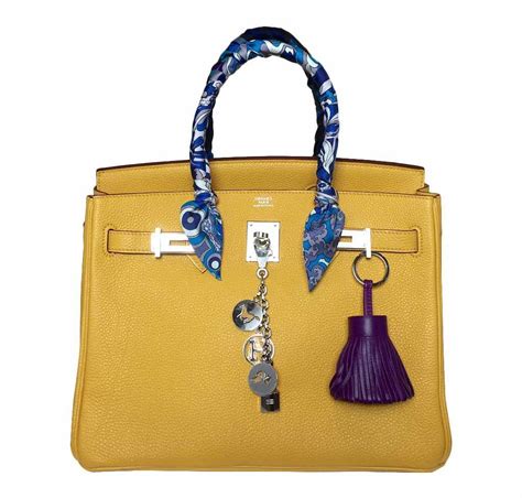 hermes yellow gusset bag|Hermes yellow bags.